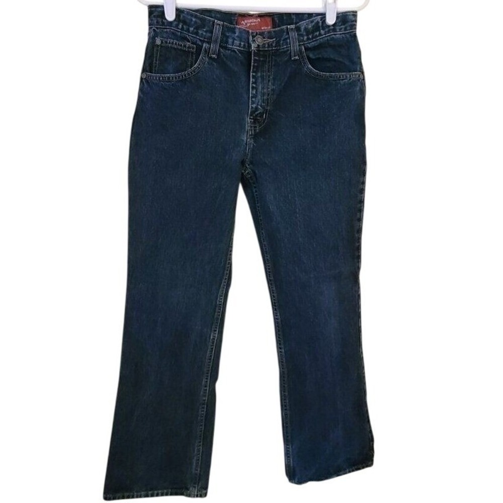 ARIZONA Jeans Boot Cut 18 Regular Dark Blue Tall Slim Slender 100% Cotton